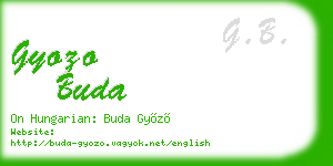gyozo buda business card